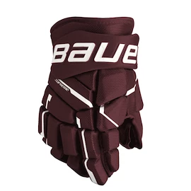 Hokejové rukavice Bauer Supreme M5PRO Maroon Intermediate