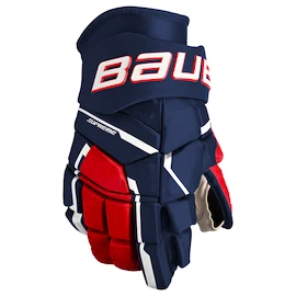 Hokejové rukavice Bauer Supreme M5PRO Navy/Red/White Intermediate