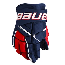 Hokejové rukavice Bauer Supreme M5PRO Navy/Red/White Junior