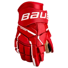 Hokejové rukavice Bauer Supreme M5PRO Red Intermediate