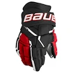 Hokejové rukavice Bauer Supreme MACH Black/Red Intermediate