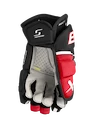 Hokejové rukavice Bauer Supreme MACH Black/Red Intermediate