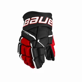 Hokejové rukavice Bauer Supreme MACH Black/Red Junior