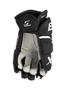 Hokejové rukavice Bauer Supreme MACH Black/White Intermediate