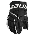 Hokejové rukavice Bauer Supreme MACH Black/White Junior 10 palcov