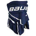 Hokejové rukavice Bauer Supreme Mach Navy Žiak (youth) 9 palcov