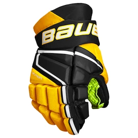 Hokejové rukavice Bauer Vapor 3X Black/Gold Junior