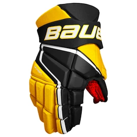 Hokejové rukavice Bauer Vapor 3X Black/Gold Senior