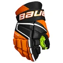 Hokejové rukavice Bauer Vapor 3X Black/Orange Junior