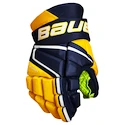 Hokejové rukavice Bauer Vapor 3X Navy/Gold Junior