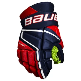 Hokejové rukavice Bauer Vapor 3X Navy/Red/White Junior