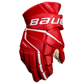Hokejové rukavice Bauer Vapor 3X PRO red Intermediate