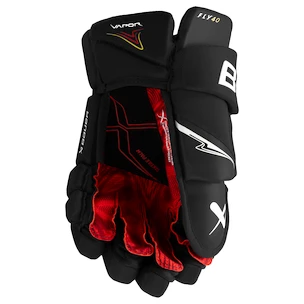 Hokejové rukavice Bauer Vapor FLY40 Black/White Intermediate