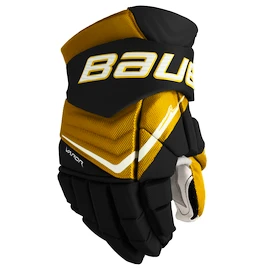 Hokejové rukavice Bauer Vapor FLYLITE Black/Gold Senior