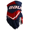 Hokejové rukavice Bauer Vapor FLYLITE Navy/Red/White Intermediate