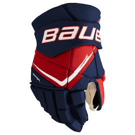 Hokejové rukavice Bauer Vapor FLYPRO Navy/Red/White Senior