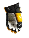 Hokejové rukavice Bauer Vapor Hyperlite Black/Gold Intermediate