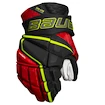 Hokejové rukavice Bauer Vapor Hyperlite Black/Red/Green Senior