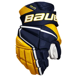 Hokejové rukavice Bauer Vapor Hyperlite Navy/Gold Junior