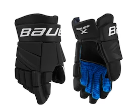 Hokejové rukavice Bauer X Black/White Intermediate