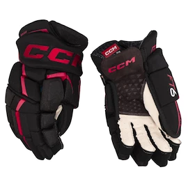 Hokejové rukavice CCM JetSpeed FT6 Black/Red Senior