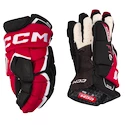 Hokejové rukavice CCM JetSpeed FT6 Black/Red/White Junior