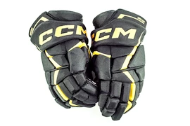 Hokejové rukavice CCM JetSpeed FT6 Black/Sunflower Junior
