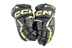 Hokejové rukavice CCM JetSpeed FT6 Black/Sunflower Senior