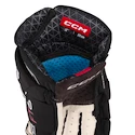 Hokejové rukavice CCM JetSpeed FT6 Black/White Junior