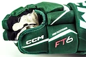 Hokejové rukavice CCM JetSpeed FT6 Dark Green/White Junior