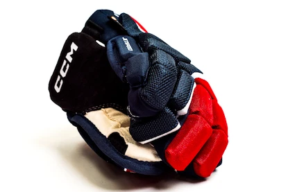 Hokejové rukavice CCM JetSpeed FT6 Navy/Red/White Junior 10 palcov