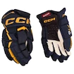 Hokejové rukavice CCM JetSpeed FT6 Navy/Sunflower Junior