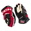Hokejové rukavice CCM JetSpeed FT6 Pro Black/Red/White Senior