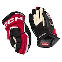 Hokejové rukavice CCM JetSpeed FT6 Pro Black/Red/White Senior