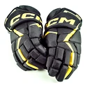 Hokejové rukavice CCM JetSpeed FT6 Pro Black/Sunflower Senior 13 palcov