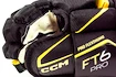 Hokejové rukavice CCM JetSpeed FT6 Pro Black/Sunflower Senior