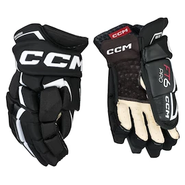 Hokejové rukavice CCM JetSpeed FT6 Pro Black/White Junior