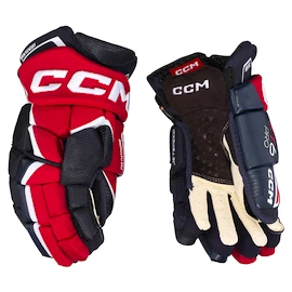 Hokejové rukavice CCM JetSpeed FT6 Pro Navy/Red/White Senior