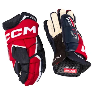 Hokejové rukavice CCM JetSpeed FT6 Pro Navy/Red/White Senior