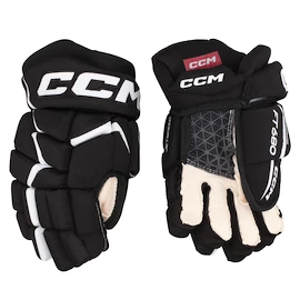 Hokejové rukavice CCM JetSpeed FT680 Black/White Junior