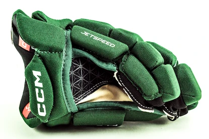 Hokejové rukavice CCM JetSpeed FT680 Dark Green/White Senior