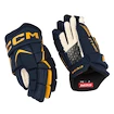 Hokejové rukavice CCM JetSpeed FT680 Navy/Sunflower Junior