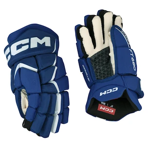 Hokejové rukavice CCM JetSpeed FT680 Royal/White Senior 15 palcov