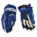 Hokejové rukavice CCM JetSpeed FT680 Royal/White Senior 15 palcov