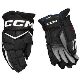 Hokejové rukavice CCM JetSpeed FT8 Black/White Senior