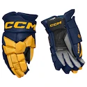 Hokejové rukavice CCM JetSpeed FT8 Navy/Sunflower Senior 14 palcov