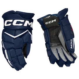 Hokejové rukavice CCM JetSpeed FT8 Navy/White Senior