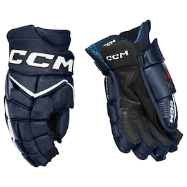 Hokejové rukavice CCM JetSpeed FT8 Pro Navy/White Senior