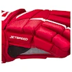 Hokejové rukavice CCM JetSpeed FT880 Red/White Senior