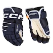Hokejové rukavice CCM Tacks 4 ROLL PRO 3 Navy Senior 14 palcov